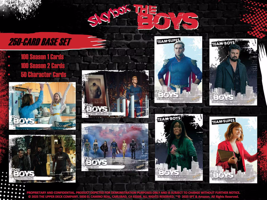 Upper Deck Shadowbox The Boys Season 1 &amp; 2 Hobby Box 2025
