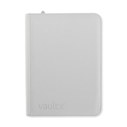 Vault X 9-Pocket Exo-Tec Zip Binder White Edition